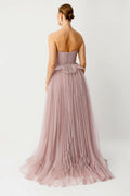 Sparkling Embroidered Evening Gown - 8008